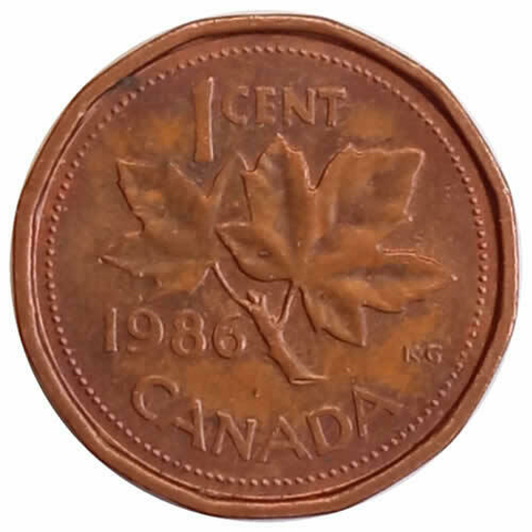 1 cêntimo - Canada - 1986
