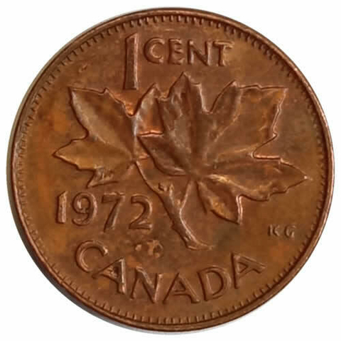 1 cêntimo - Canada - 1972