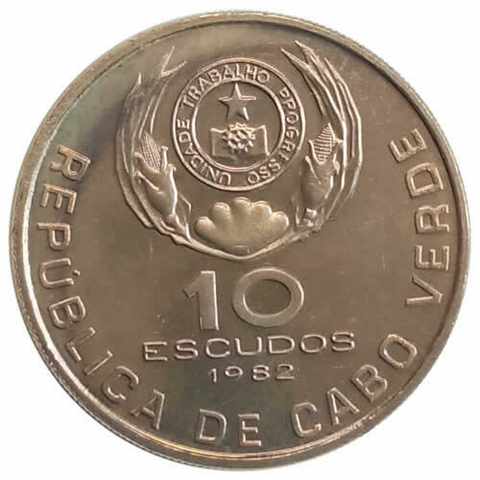 10 escudos - Cabo Verde - 1982 FC