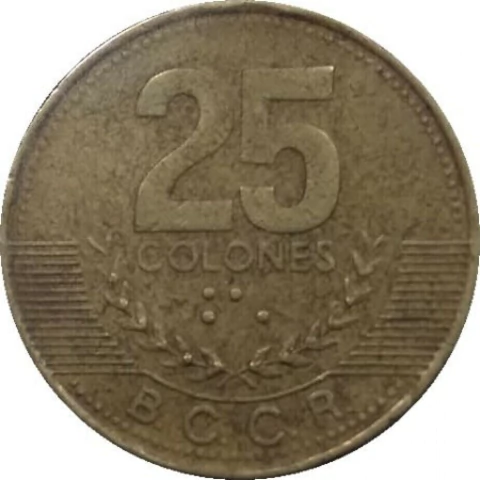 25 Colones - Costa Rica - 2003