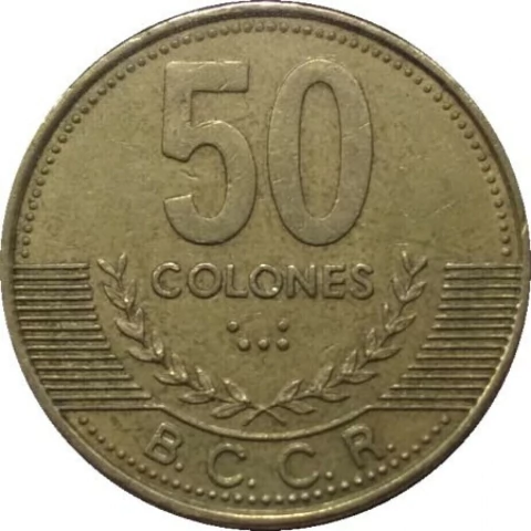 50 Colones - Costa Rica - 2002