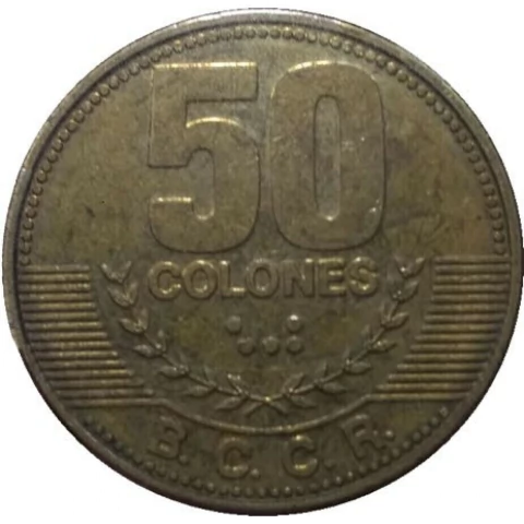50 Colones - Costa Rica - 2012