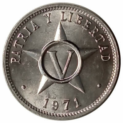 5 centavos - Cuba - 1971