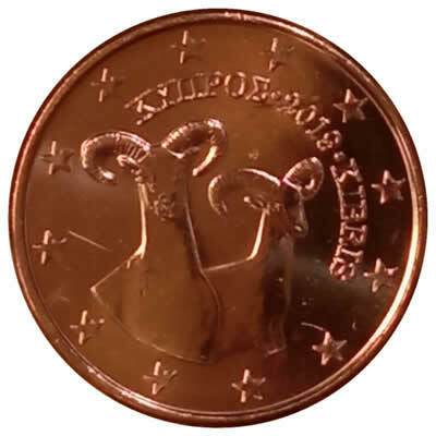 1 centimo - Chipre - 2019