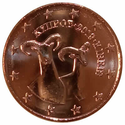 5 centimos - Chipre - 2019