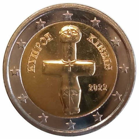 2 euros - chipre - 2022