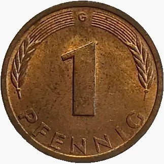 1 pfennig - Alemanha - 1983 - comprar online
