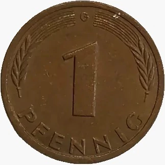 1 pfennig - Alemanha - 1979 - comprar online