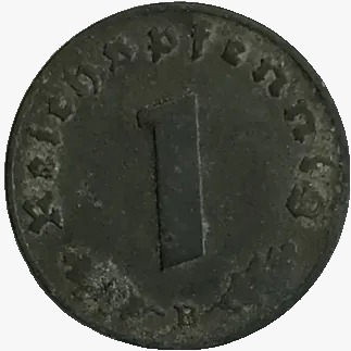 1 reichspfennig - Alemanha 3º Reich - 1940 B - comprar online