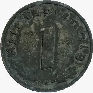 1 reichspfennig - Alemanha 3º Reich - 1941 F - comprar online