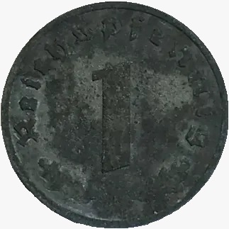 1 reichspfennig - Alemanha 3º Reich - 1942 F - comprar online