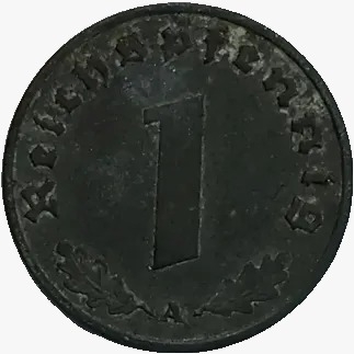 1 reichspfennig - Alemanha 3º Reich - 1942 (A) - comprar online