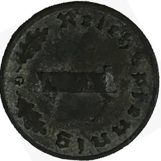 1 reichspfennig - Alemanha 3º Reich - 1944 G - comprar online