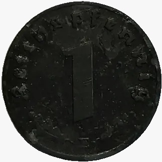 1 reichspfennig - Alemanha 3º Reich - 1944 E - comprar online