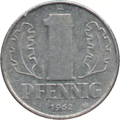 1 pfennig - Alemanha - 1962 A