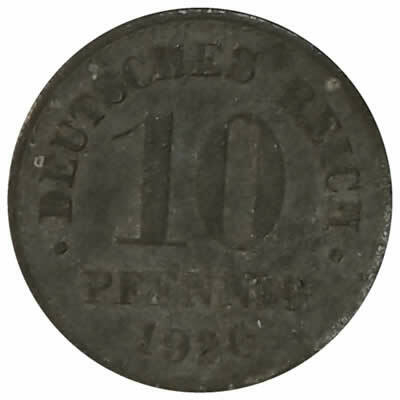 10 pfennig - Alemanha - 1920