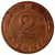 2 pfennig - Alemanha - 1988 J