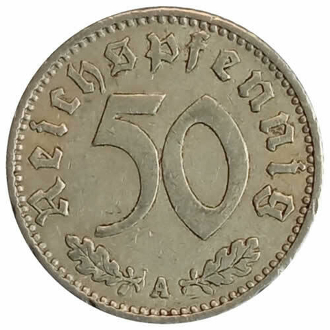 50 reichspfennig - Alemanha - 1940 A