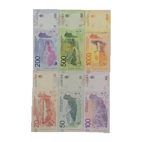 Cédulas da Argentina - Série Fauna Nativa Completa - comprar online