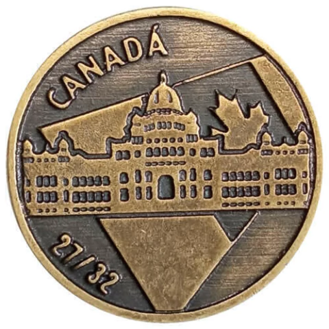 MEDALHA DA SÉRIE COPA DO MUNDO - CANADA - comprar online