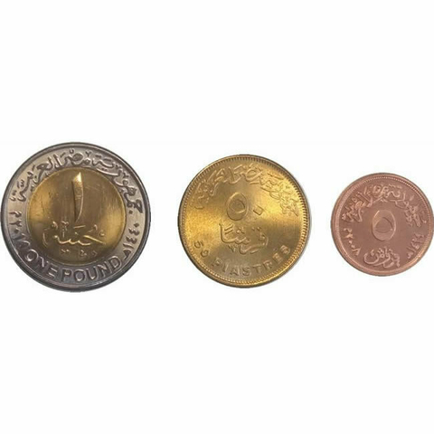 Set com 3 moedas - Egito - 2019 - Comemorativa - comprar online