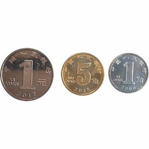 Set com 3 moedas - China - comprar online