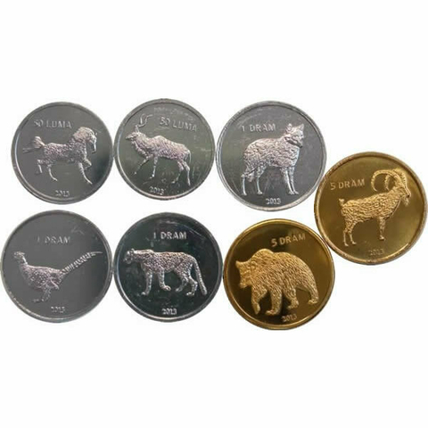 Set comemorativo com 7 moedas - Nagorno - 2013 - comprar online