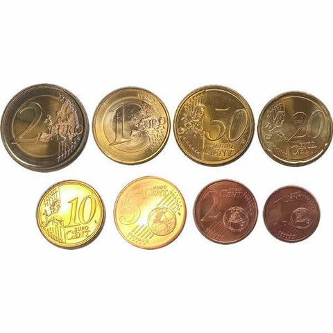 Set com 8 Moedas Euro - Austria - 2023 fc - comprar online