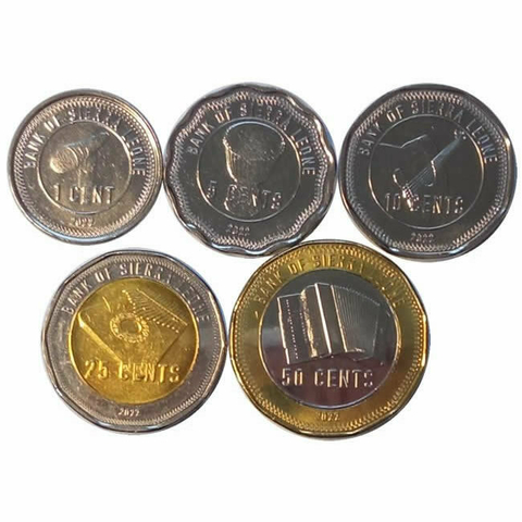 Set com 5 Moedas - Serra Leoa - 2022 - comprar online