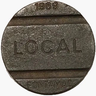 Ficha LOCAL - Brasil - 1989 - Ref 582 - comprar online