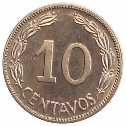 10 centavos - equador - 1968