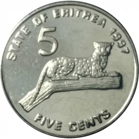 5 centavos - Eritreia - 1991