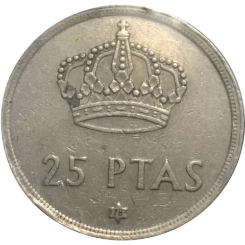 25 peseta - Espanha - 1975