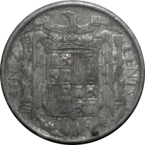 Moeda da Espanha - 1945