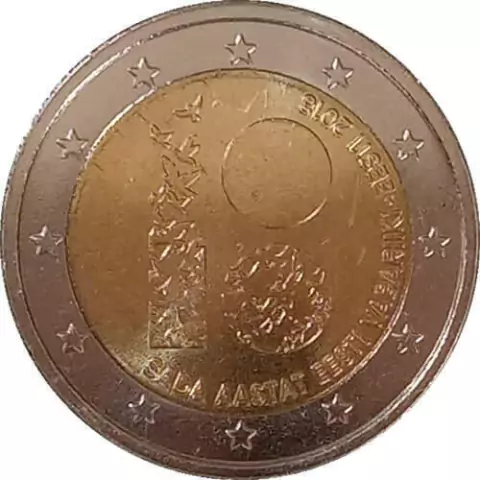 2 euros - Estonia - 2018 - Comemorativa - FC