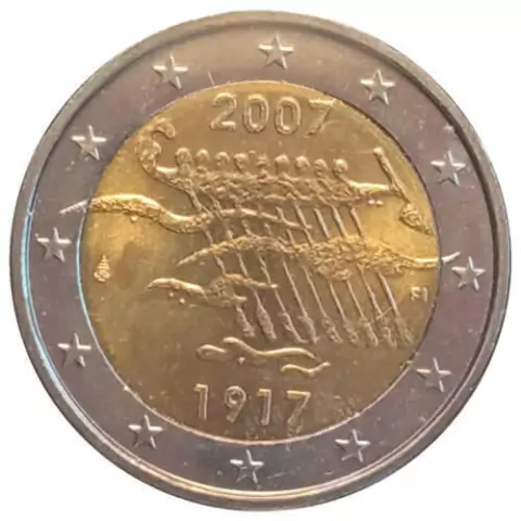 2 euro - Finlândia - 2007 FC - Comemorativa - comprar online