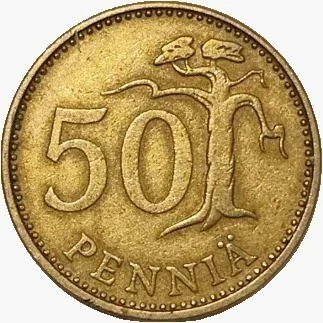 5 Markkaa - Finlandia - 1972 - comprar online