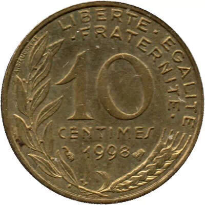 10 centimos - França - 1998 - comprar online