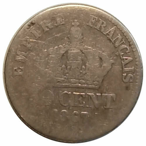 50 cêntimos - frança - 1867 - comprar online
