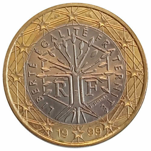 1 Euro - França - 1999 fc - comprar online
