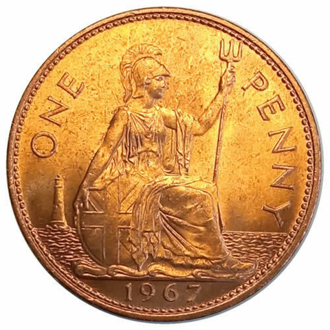 1 penny - reino unido - 1967-FC - comprar online