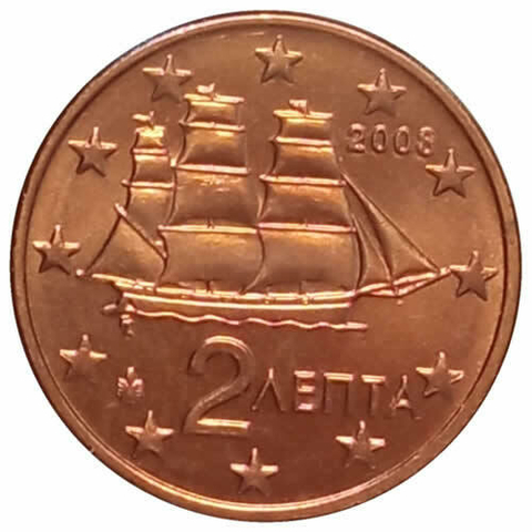2 cêntimos de euro - Grecia - 2008 - comprar online