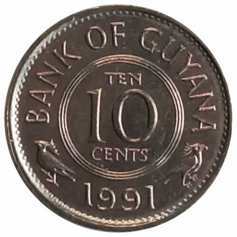 10 cêntimos - Guiana - 1991 - comprar online