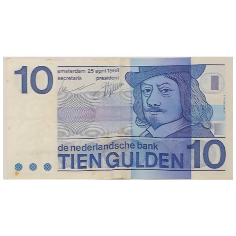 10 Gulden - Holanda - 1968 - comprar online