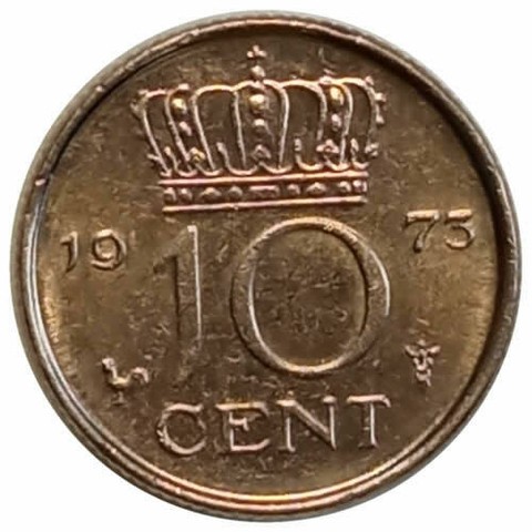 10 centimos - Holanda - 1973 - comprar online