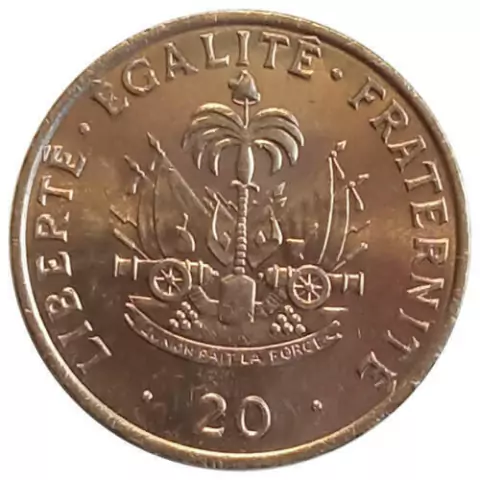 20 cêntimos - Haiti - 1991 - comprar online