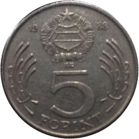 5 Florins - Hungria - 1988 - comprar online