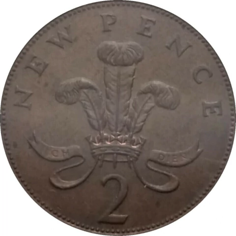 2 new pence - Inglaterra - 1981 - comprar online