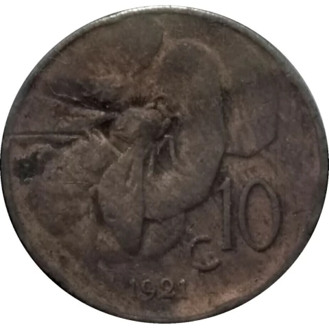 Italia - 10 centavo - 1921 - comprar online