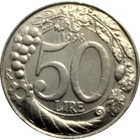 Italia - 50 Liras - 1998 - comprar online